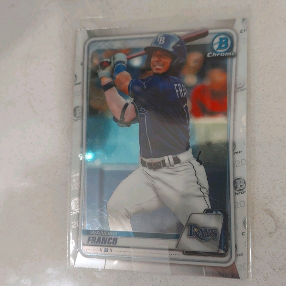 Wander Franco rare rookie bowman chrome card